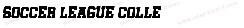 Soccer League Colle字体转换